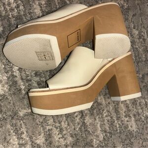 Dolce Vita Clear Emery Platform Sandals